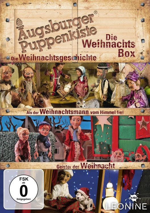 Produktbild: Augsburger Puppenkiste - Die Weihnachts-Box [3 DVDs]
