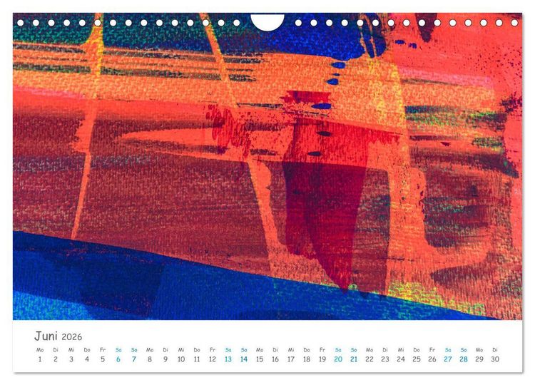 Produktbild: Colorpop - Joyful, abstract. multicolored (Wandkalender 2026 DIN A4 quer), CALVENDO Monatskalender