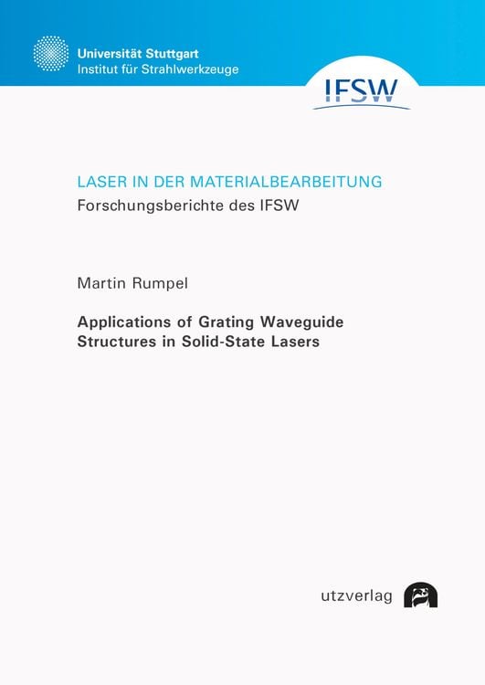 Produktbild: Applications of Grating Waveguide Structures in Solid-State Lasers