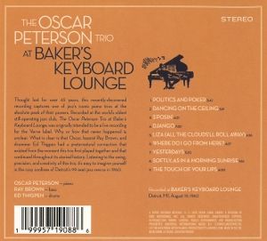 Produktbild: At Baker's Keyboard Lounge