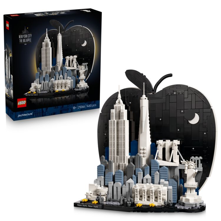 Produktbild: LEGO 21066 Architecture New York City &ndash; The Big Apple, Bauset, Zimmerdeko f&uuml;r Erwachsene