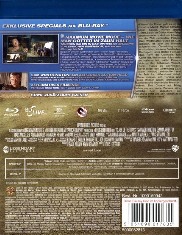 Produktbild: Kampf der Titanen (inkl. Digital Copy)