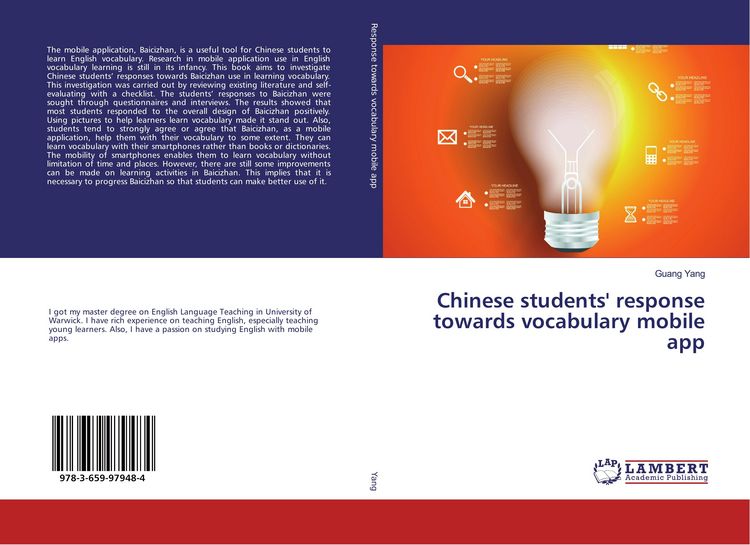 Produktbild: Chinese students' response towards vocabulary mobile app