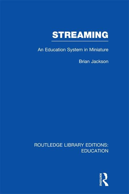 Produktbild: Streaming (RLE Edu L Sociology of Education)