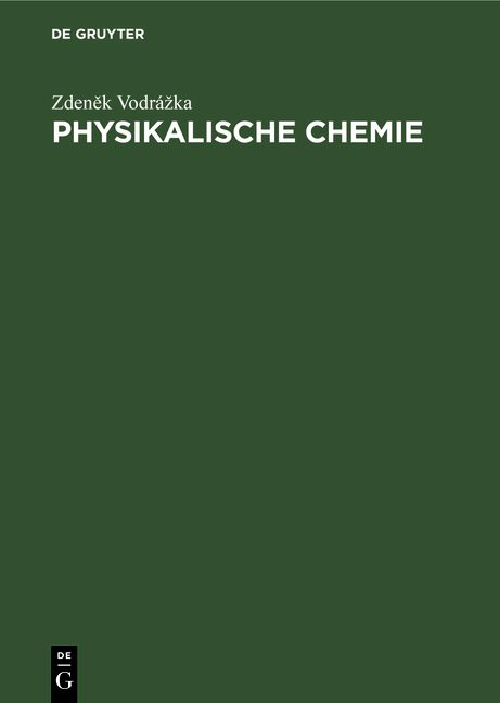 Produktbild: Physikalische Chemie