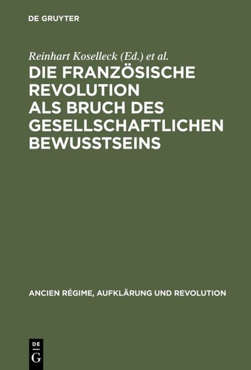 Produktbild: Die Franz&ouml;sische Revolution als Bruch des gesellschaftlichen Bewu&szlig;tseins