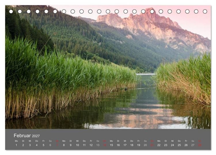 Produktbild: Tannheimer Tal (Tischkalender 2027 DIN A5 quer), CALVENDO Monatskalender