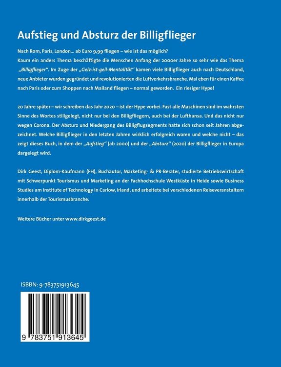 Produktbild: Aufstieg und Absturz der Billigflieger