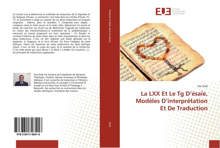 Produktbild: La LXX Et Le Tg D'&eacute;sa&iuml;e, Mod&egrave;les D'interpr&eacute;tation Et De Traduction