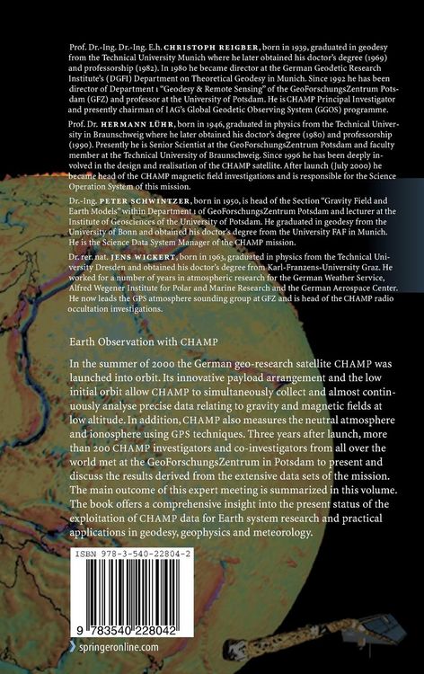 Produktbild: Earth Observation with CHAMP