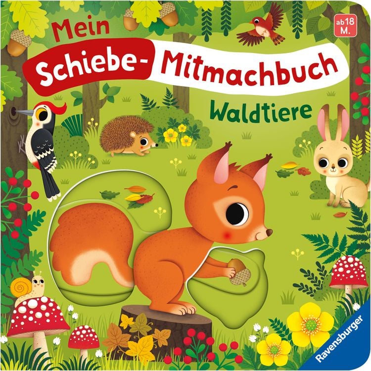 Produktbild: Mein Schiebe-Mitmachbuch - Waldtiere