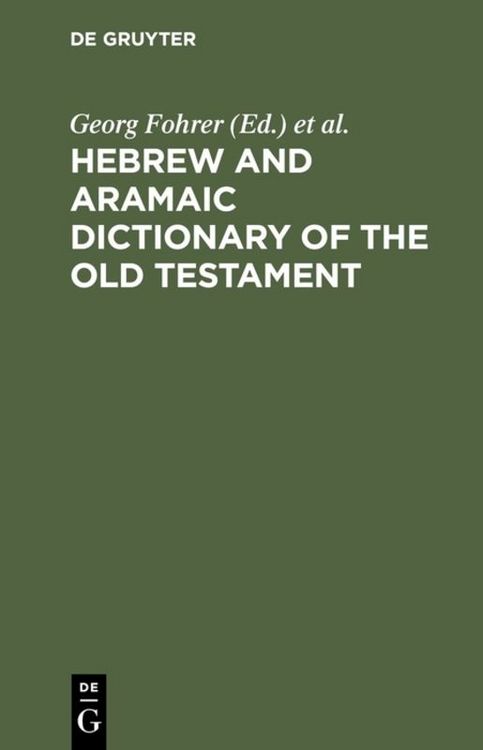 Produktbild: Hebrew and Aramaic Dictionary of the Old Testament