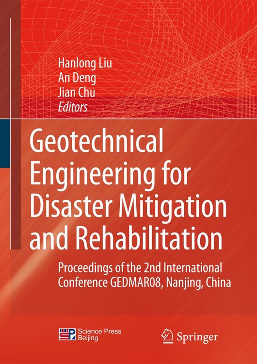 Produktbild: Geotechnical Engineering for Disaster Mitigation and Rehabilitation