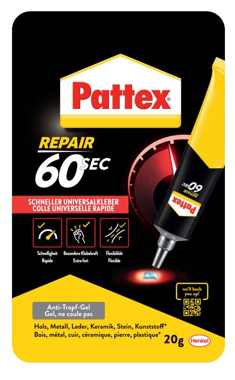 Produktbild: Henkel AG & Co. KGaA Pattex 60 Sekunden Universalkleber, 20g Tube