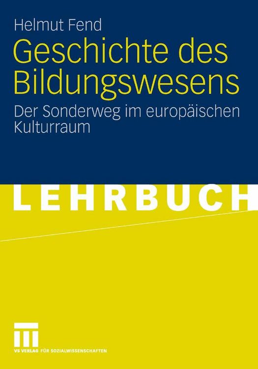 Produktbild: Geschichte des Bildungswesens