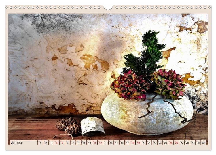 Produktbild: Wabi Sabi: All die sch&ouml;nen alten Dinge (Wandkalender 2026 DIN A3 quer), CALVENDO Monatskalender