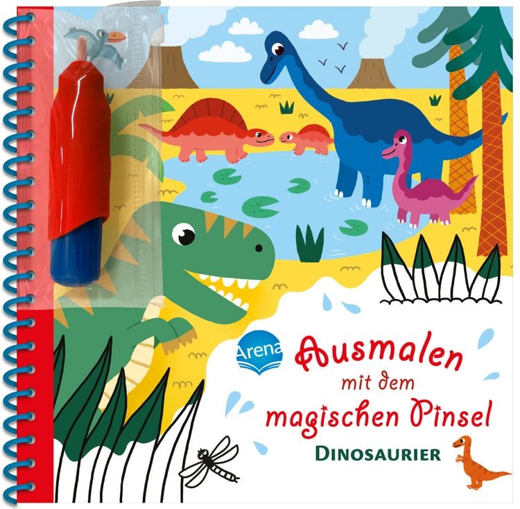 Produktbild: Ausmalen mit dem magischen Pinsel. Dinosaurier