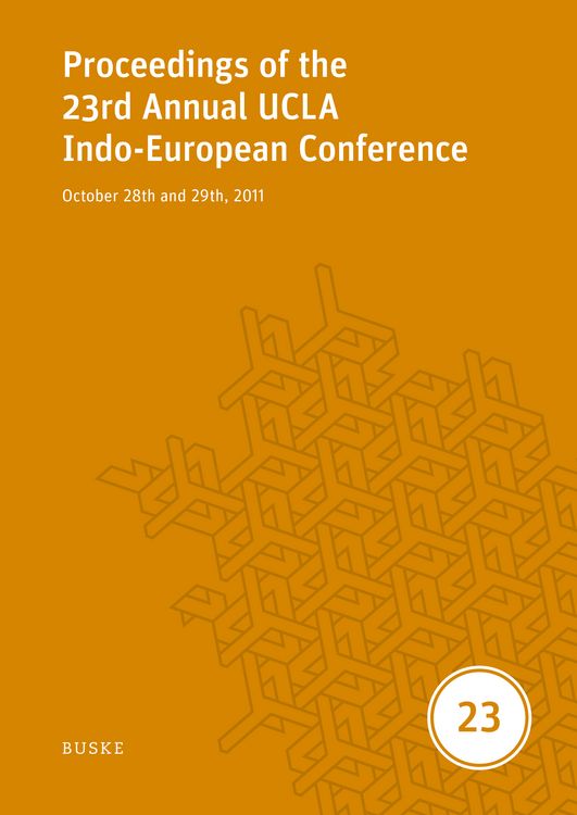 Produktbild: Proceedings of the 23rd Annual UCLA Indo-European Conference