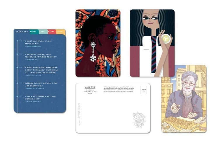 Produktbild: Good Night Stories for Rebel Girls: 50 Postcards