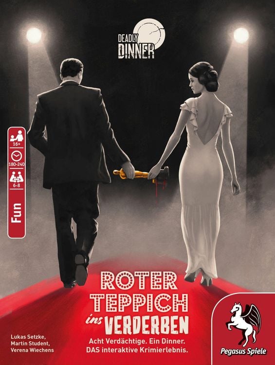 Produktbild: Pegasus 19010G - Deadly Dinner, Roter Teppich ins Verderben (Spiel)