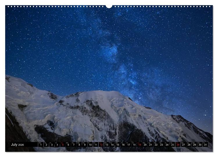 Produktbild: Magical Night Skies (High Quality Premium Wall Calendar 2026 DIN A2 landscape),CALVENDO 12 Month Wall Calendar