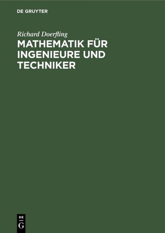 Produktbild: Mathematik f&uuml;r Ingenieure und Techniker