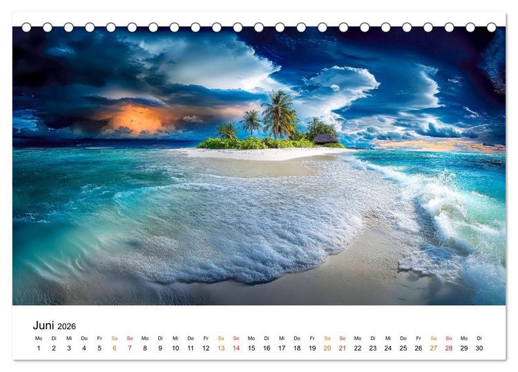 Produktbild: Stadt.Land.Welt. - eine Reise in Bildern (Tischkalender 2026 DIN A5 quer), CALVENDO Monatskalender