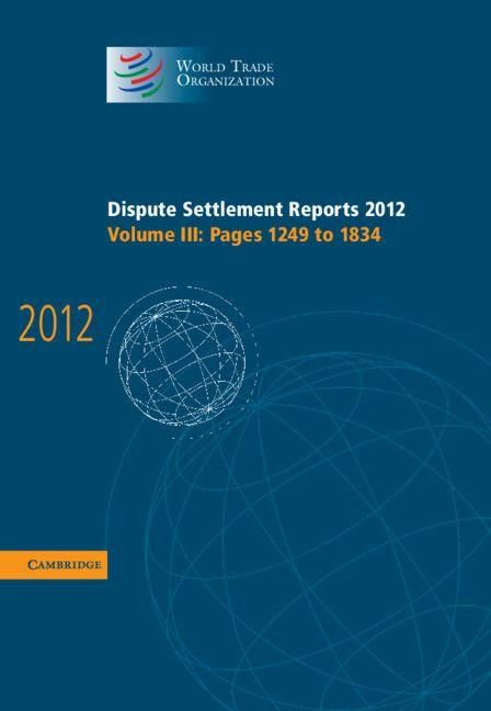 Produktbild: Dispute Settlement Reports 2012