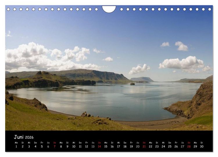 Produktbild: Island (Wandkalender 2026 DIN A4 quer), CALVENDO Monatskalender