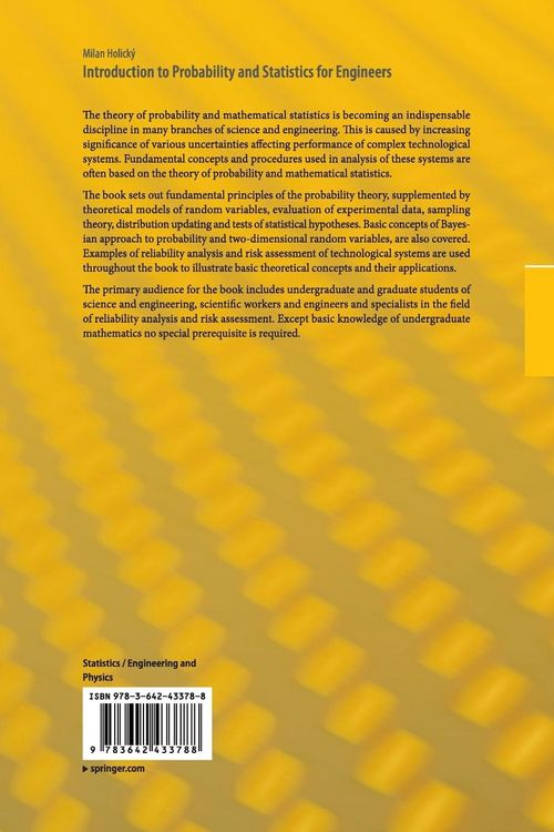 Produktbild: Introduction to Probability and Statistics for Engineers