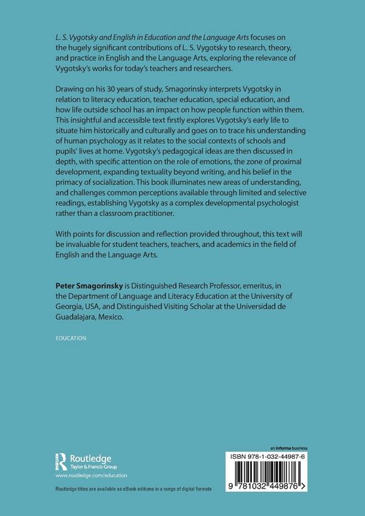 Produktbild: L. S. Vygotsky and English in Education and the Language Arts