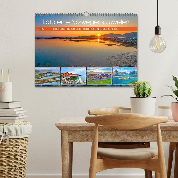 Produktbild: Lofoten - Norwegens Juwelen (Wandkalender 2026 DIN A3 quer), CALVENDO Monatskalender