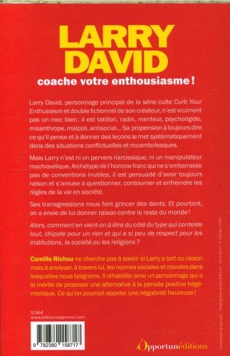 Produktbild: Larry David : philosophie d'un sociopathe