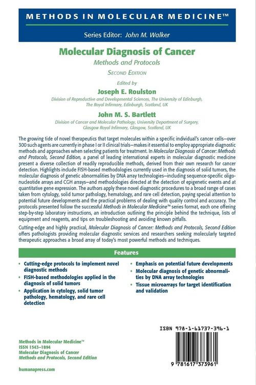 Produktbild: Molecular Diagnosis of Cancer
