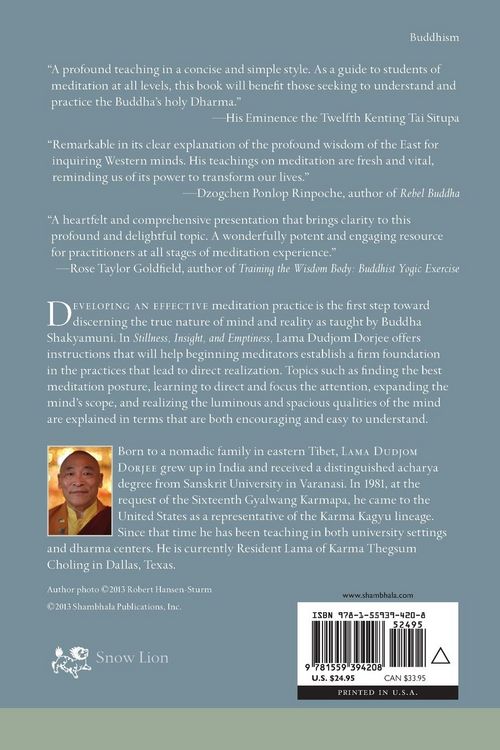 Produktbild: Stillness, Insight, and Emptiness