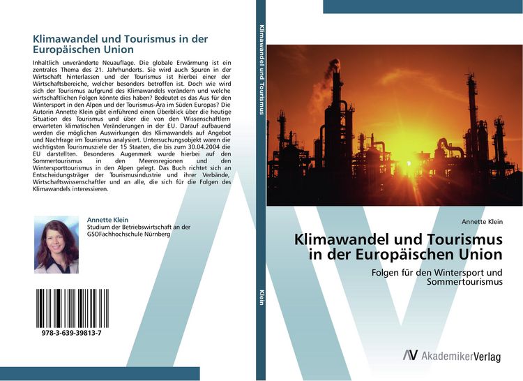 Produktbild: Klimawandel und Tourismus in der Europ&auml;ischen Union