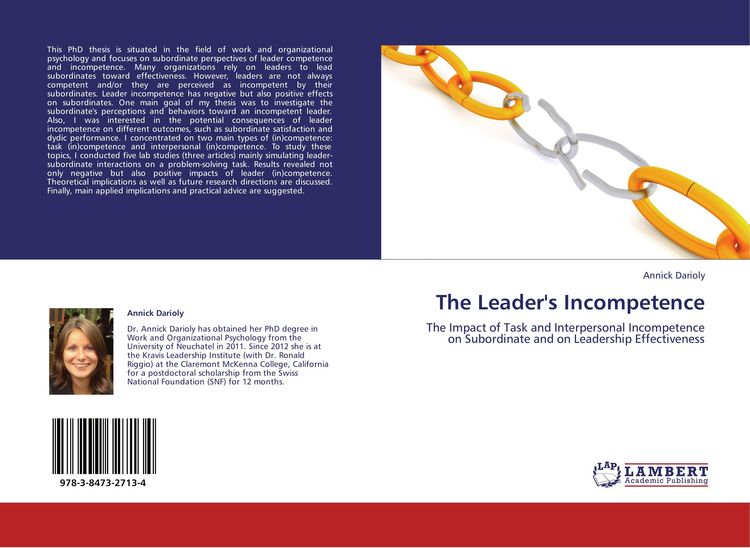 Produktbild: The Leader's Incompetence