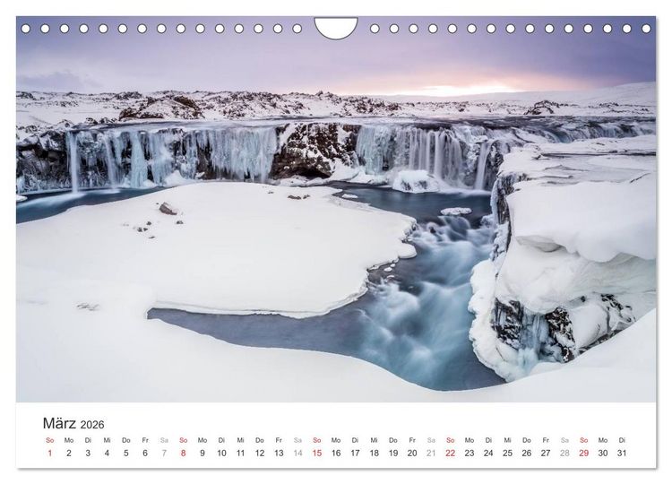 Produktbild: Wasserf&auml;lle Europas (Wandkalender 2026 DIN A4 quer), CALVENDO Monatskalender