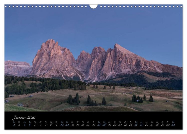 Produktbild: Dolomiten (Wandkalender 2026 DIN A3 quer), CALVENDO Monatskalender