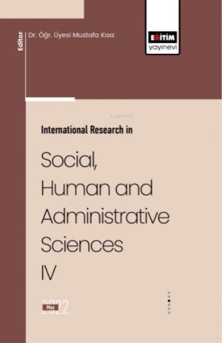 Produktbild: International Research In Social, Human And Administrative Sciences - 4
