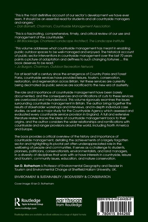 Produktbild: The Rise and Fall of Countryside Management