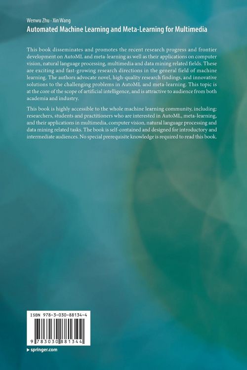 Produktbild: Automated Machine Learning and Meta-Learning for Multimedia
