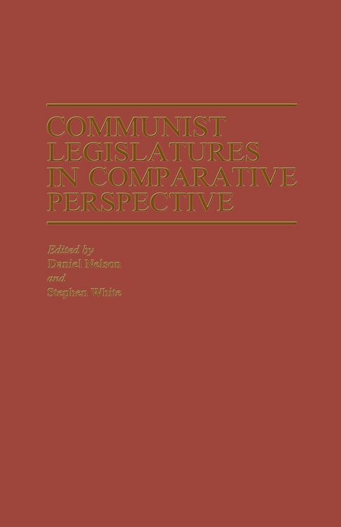 Produktbild: Communist Legislatures in Comparative Perspective
