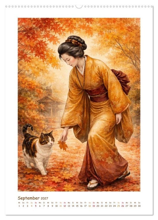 Produktbild: Glanz der Meiji-Zeit (hochwertiger Premium Wandkalender 2027 DIN A2 hoch), Kunstdruck in Hochglanz