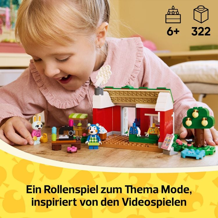 Produktbild: LEGO Animal Crossing Die Schneiderei der Schneiderschwestern Set 77055