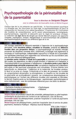 Produktbild: Psychopathologie de la p&eacute;rinatalit&eacute; et de la parentalit&eacute;