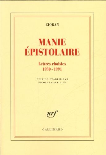 Produktbild: Manie &eacute;pistolaire : lettres choisies, 1930-1991