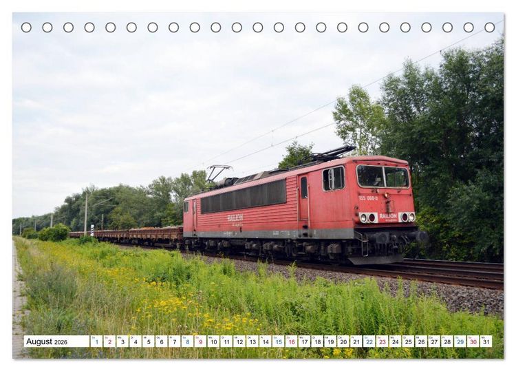 Produktbild: Die Baureihe 250 - Reichsbahnlok in DB-Diensten (Tischkalender 2026 DIN A5 quer), CALVENDO Monatskalender