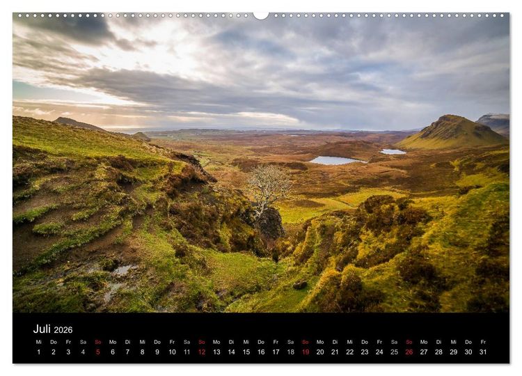 Produktbild: Schottland - Die wundervolle Isle of Skye (Wandkalender 2026 DIN A2 quer), CALVENDO Monatskalender
