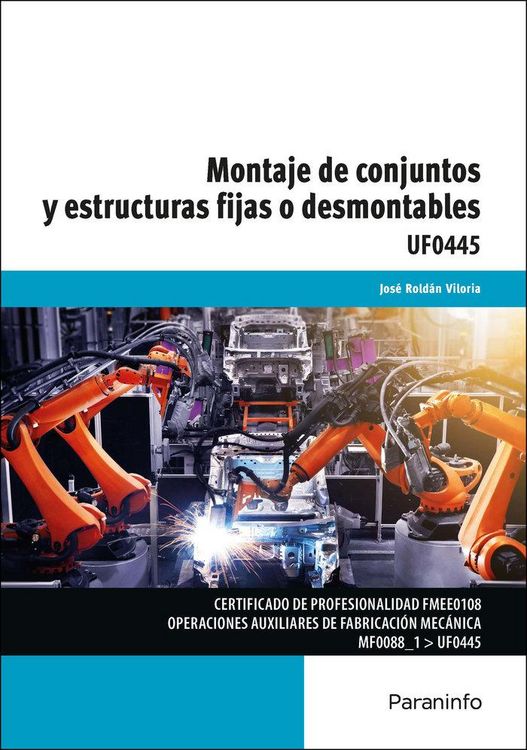 Produktbild: Montaje de conjuntos y estructuras fijas o desmontables
